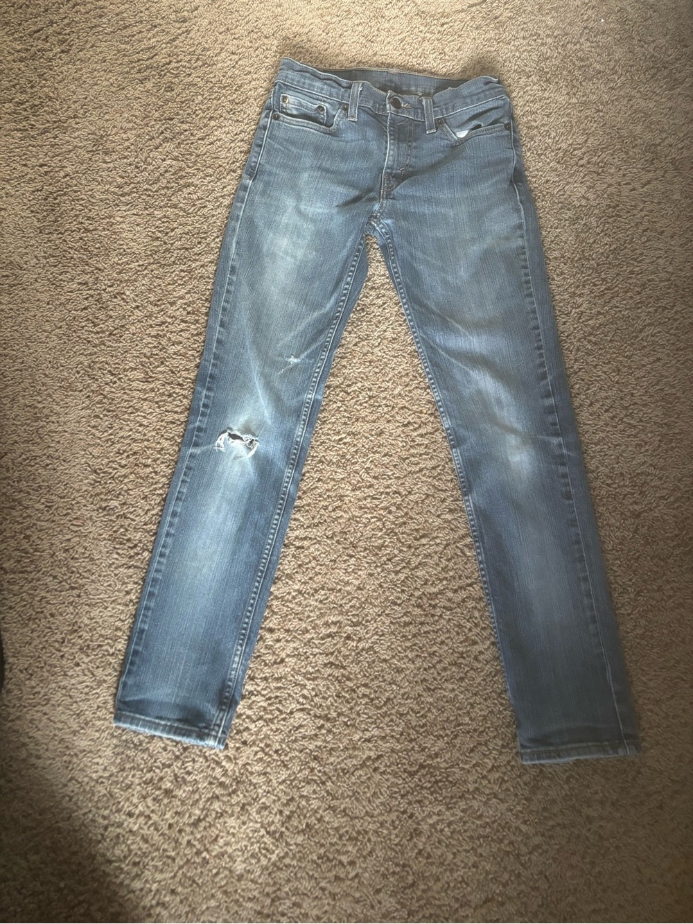 Levi's Light Blue Slim Straight Jeans